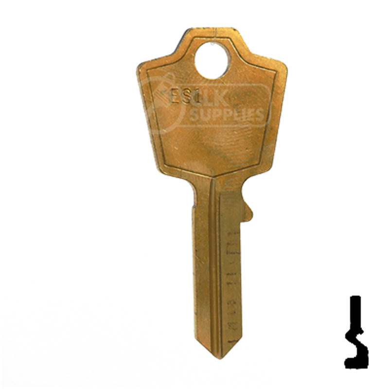 Uncut Key Blank | ESP | ES1 Residential-Commercial Key Ilco