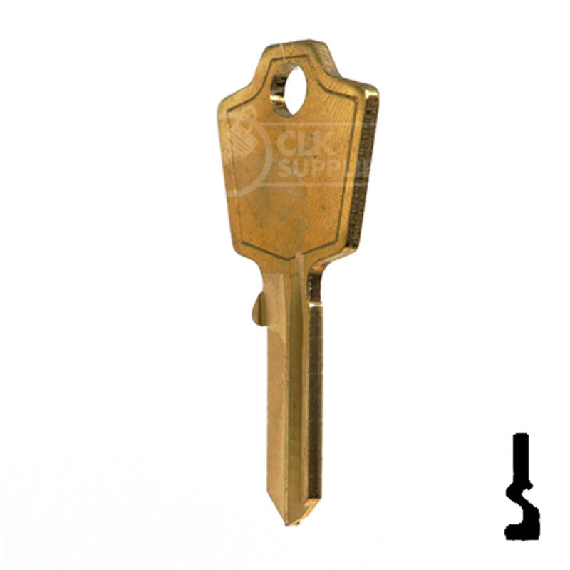 Uncut Key Blank | ESP | ES1 Residential-Commercial Key Ilco