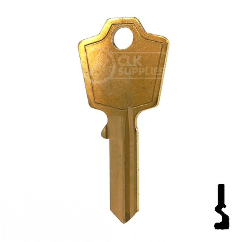 Uncut Key Blank | ESP | ES1 Residential-Commercial Key Ilco