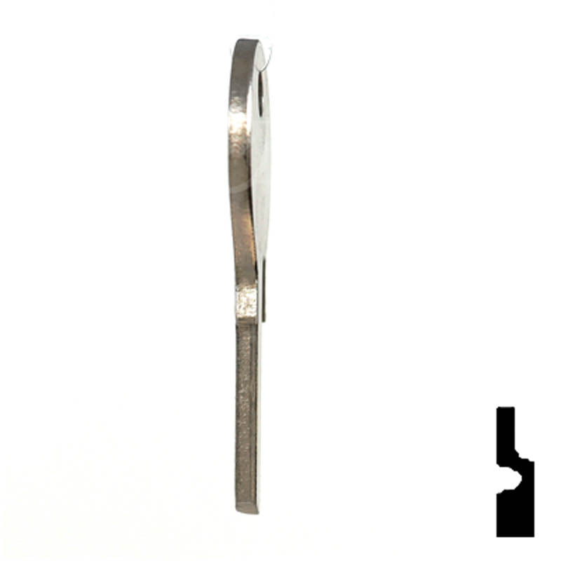 Uncut Key Blank | Geiger | HU3 Residential-Commercial Key Ilco