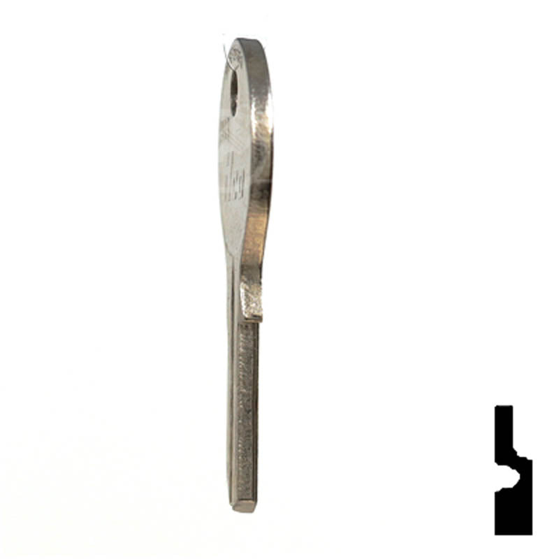 Uncut Key Blank | Geiger | HU3 Residential-Commercial Key Ilco