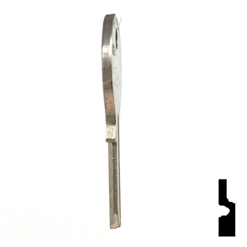 Uncut Key Blank | Geiger | HU3 Residential-Commercial Key Ilco