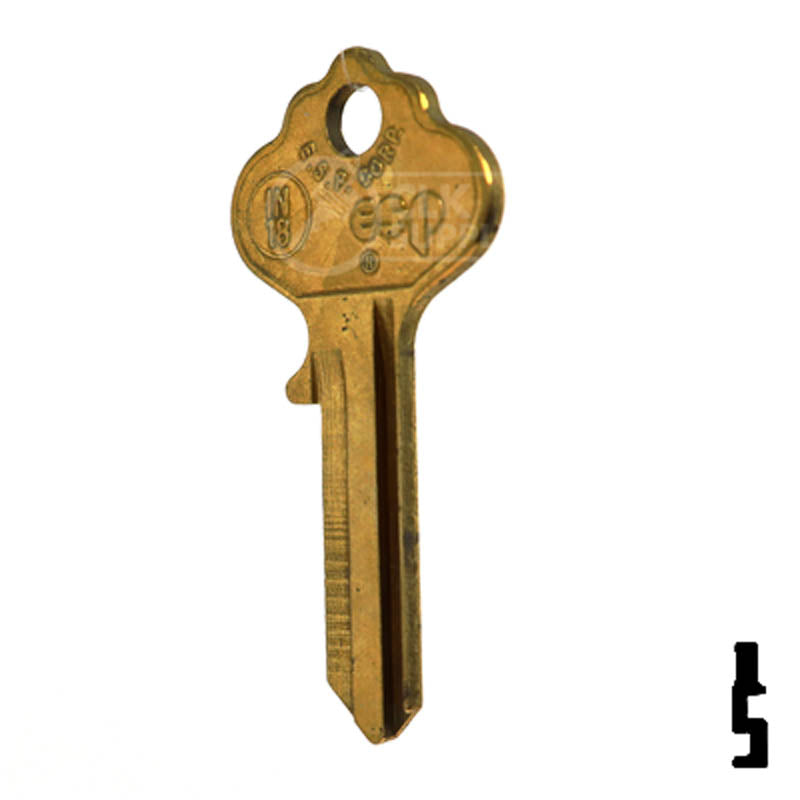 Uncut Key Blank | Ilco, Corbin | IN18, X1054F Residential-Commercial Key Ilco