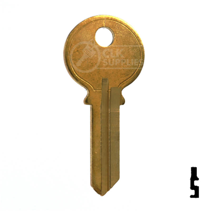 Uncut Key Blank | Ilco | IN1 Residential-Commercial Key Ilco