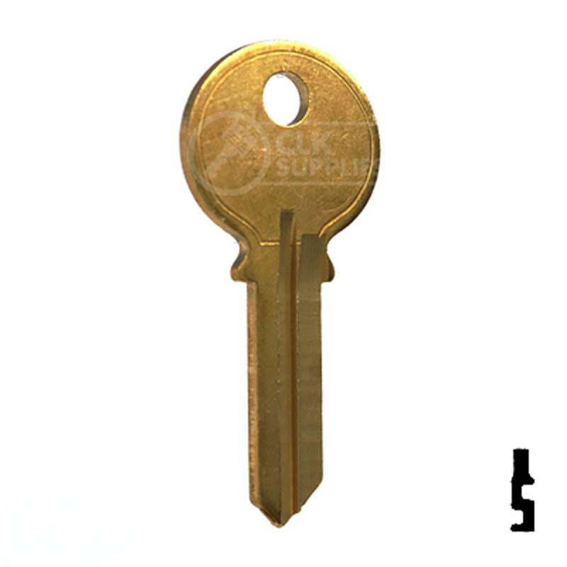 Uncut Key Blank | Ilco | IN1 Residential-Commercial Key Ilco