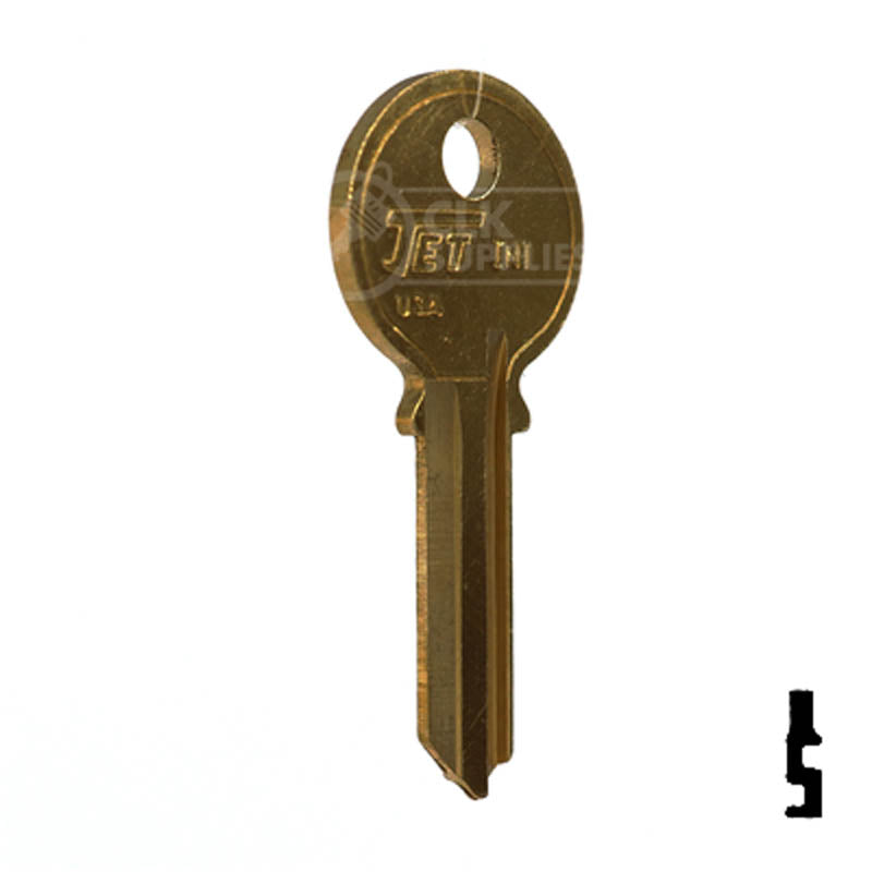 Uncut Key Blank | Ilco | IN1 Residential-Commercial Key Ilco