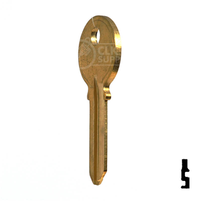 Uncut Key Blank | Ilco | IN1 Residential-Commercial Key Ilco