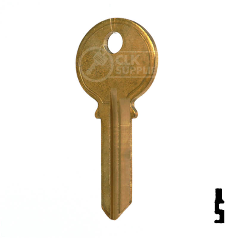 Uncut Key Blank | Ilco | IN1 Residential-Commercial Key Ilco