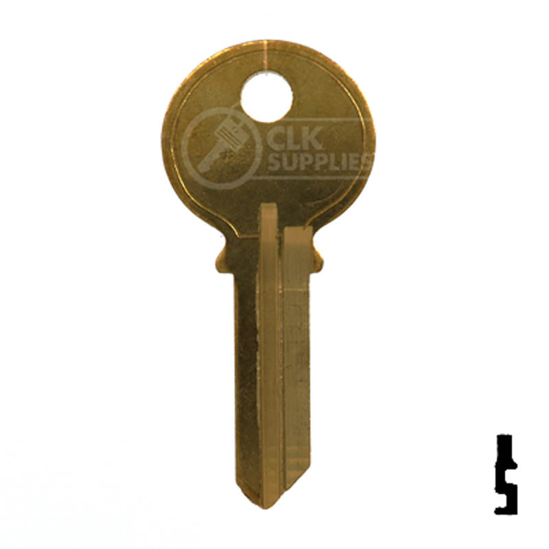 Uncut Key Blank | Ilco | IN1 Residential-Commercial Key Ilco