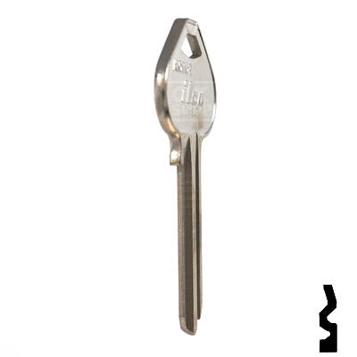 Uncut Key Blank | Russwin | A1011D2 Residential-Commercial Key JMA USA