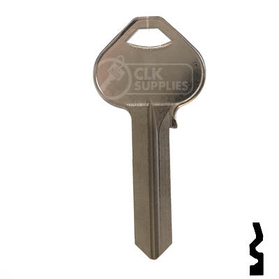 Uncut Key Blank | Russwin | A1011D2 Residential-Commercial Key JMA USA