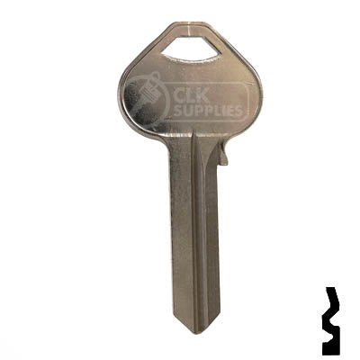 Uncut Key Blank | Russwin | A1011D2 Residential-Commercial Key JMA USA
