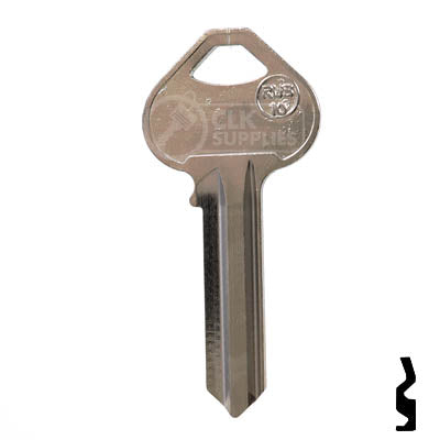 Uncut Key Blank | Russwin | A1011D4 Residential-Commercial Key Ilco