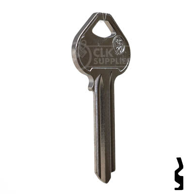 Uncut Key Blank | Russwin | A1011D4 Residential-Commercial Key Ilco