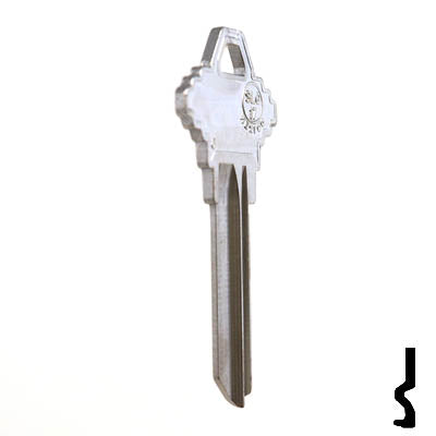 Uncut Key Blank | Schlage | A1145J Residential-Commercial Key Ilco