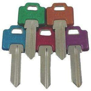 WR5 Weiser Transparent Color Head Assortment 5Pcs Key Blanks Ilco