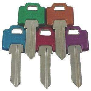 WR5 Weiser Transparent Color Head Assortment 5Pcs Key Blanks Ilco