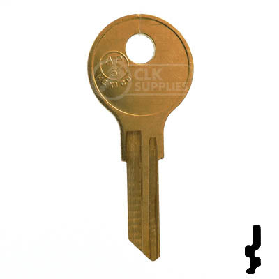 AP3, 103AM Chicago Key Blank RV-Motorhome Key JMA USA
