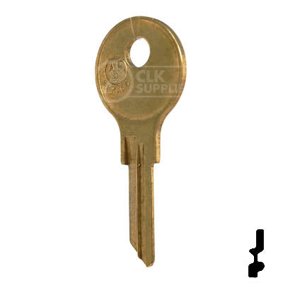 AP4, 104AM Chicago Key Blank RV-Motorhome Key JMA USA