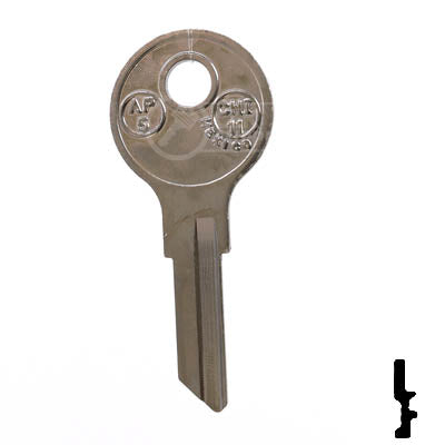 AP5, 105AM Chicago Key Blank RV-Motorhome Key JMA USA