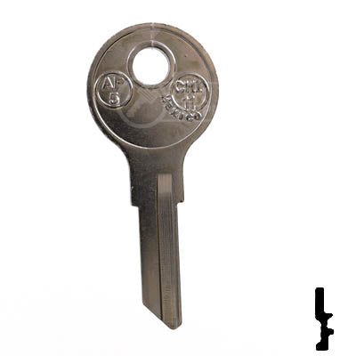 AP5, 105AM Chicago Key Blank RV-Motorhome Key JMA USA