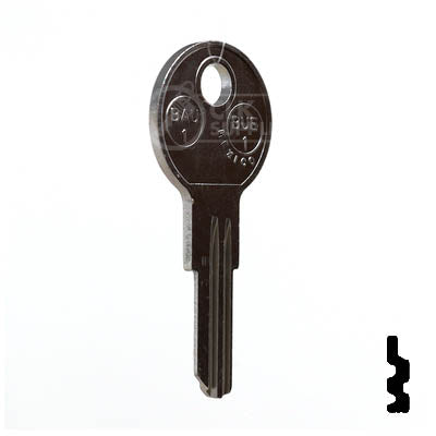 BAU1 / 1618 / BUE-1 Bauer Key Blank RV-Motorhome Key JMA USA