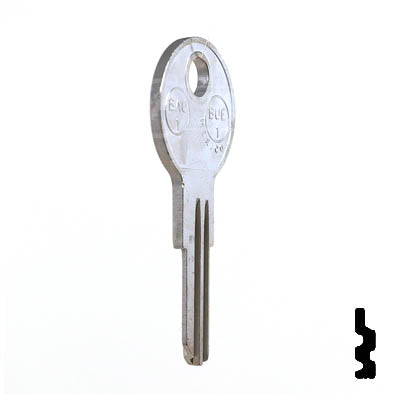 BAU1 / 1618 / BUE-1 Bauer Key Blank RV-Motorhome Key JMA USA