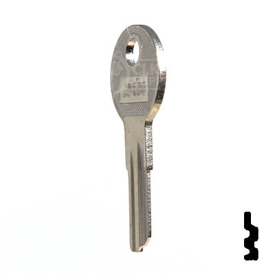 BAU1 / 1618 / BUE-1 Bauer Key Blank RV-Motorhome Key JMA USA
