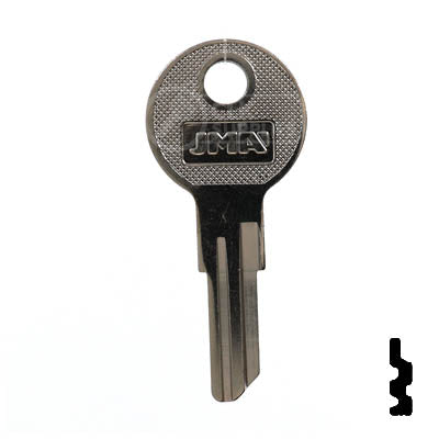 BAU1 / 1618 / BUE-1 Bauer Key Blank RV-Motorhome Key JMA USA