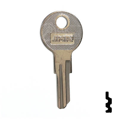 BAU1 / 1618 / BUE-1 Bauer Key Blank RV-Motorhome Key JMA USA