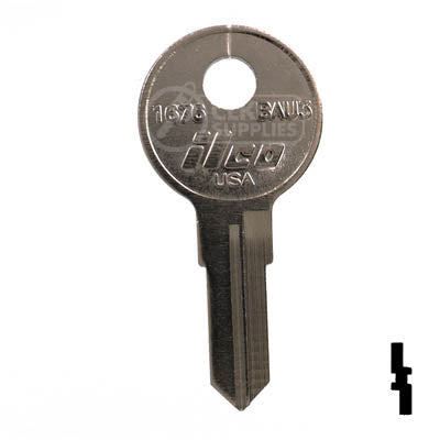 BAU3, 1676 Bauer Key RV-Motorhome Key Ilco