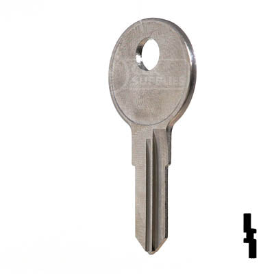 BAU3, 1676 Bauer Key RV-Motorhome Key Ilco