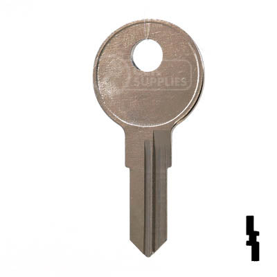BAU3, 1676 Bauer Key RV-Motorhome Key Ilco