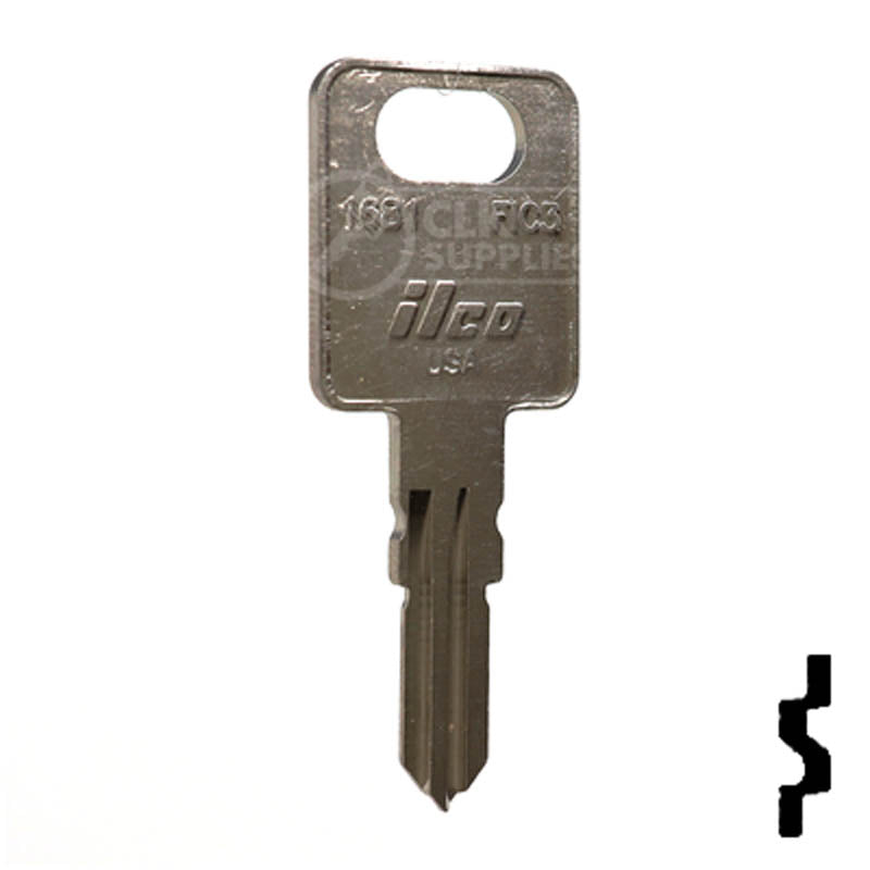 FIC3, 1681 Fastec Motor Home Key RV-Motorhome Key Ilco