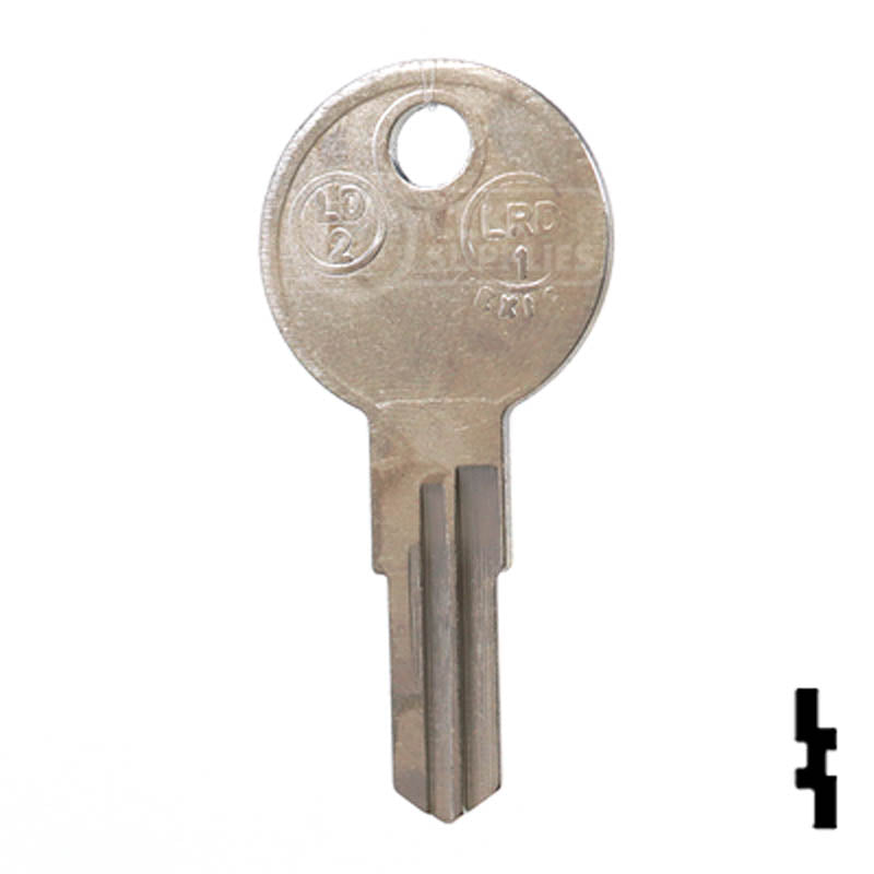 LD2, 1640 Larson Door Key RV-Motorhome Key JMA USA