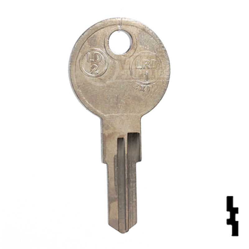 LD2, 1640 Larson Door Key RV-Motorhome Key JMA USA