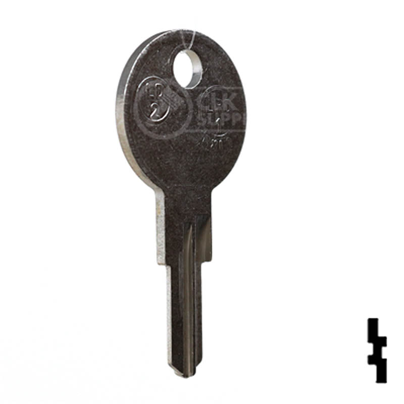 LD2, 1640 Larson Door Key RV-Motorhome Key JMA USA