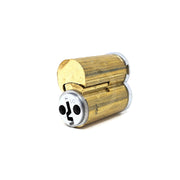 6 Pin IC Core "1C" Keyway (Satin Chrome) SFIC Core GMS Industries