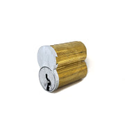 6 Pin IC Core "1D" Keyway (Satin Chrome) SFIC Core GMS Industries