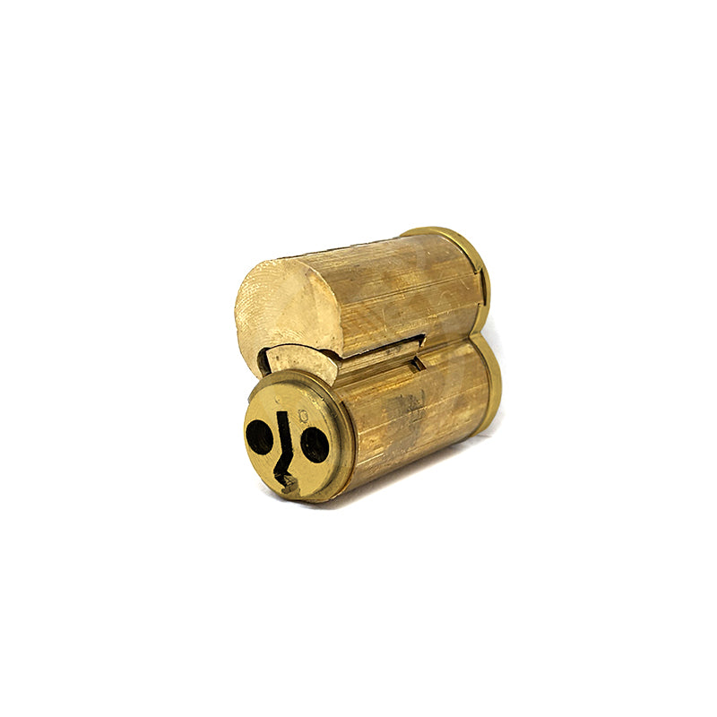 6 Pin IC Core "D" Keyway (Satin Brass) SFIC Core GMS Industries