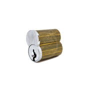 6 Pin IC Core "E" Keyway (Satin Chrome) SFIC Core GMS Industries