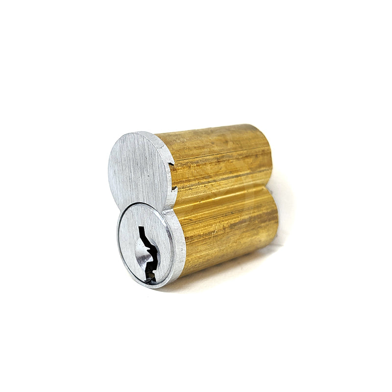 6 Pin IC Core "J" Keyway (Satin Chrome) SFIC Core GMS Industries