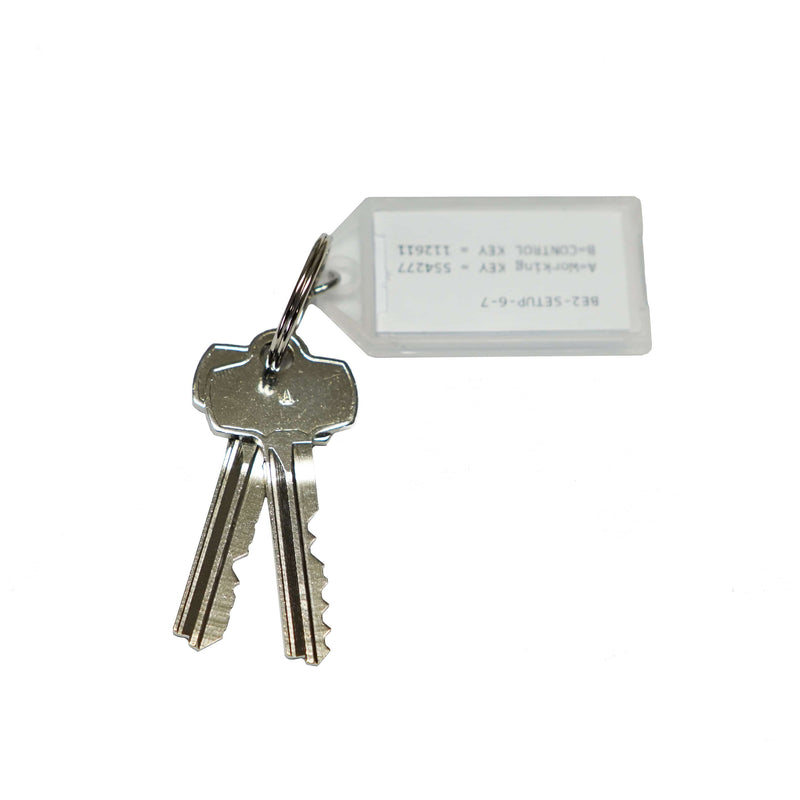 SFIC A2 6 Pin Setup Keys with Pinning Chart SFIC Setup Key LockVoy