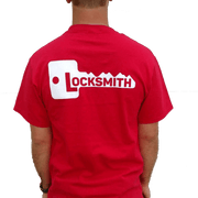 Locksmith T-Shirt - Red Locksmith Apparel CLK