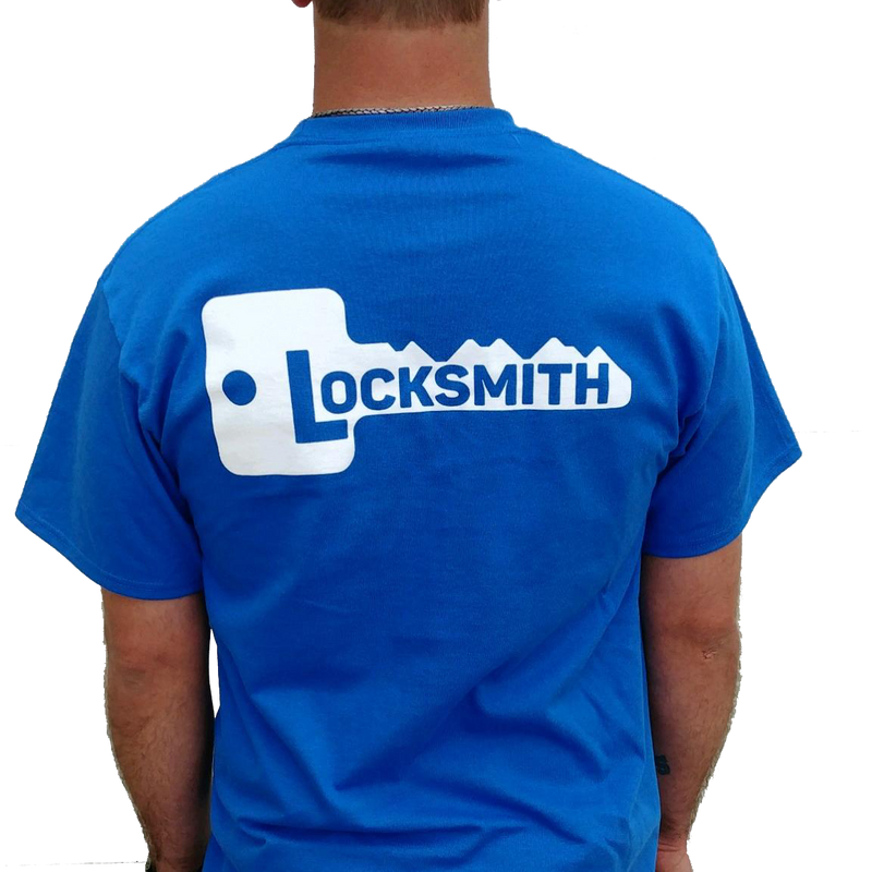 Locksmith T-Shirt - Royal Blue Locksmith Apparel CLK