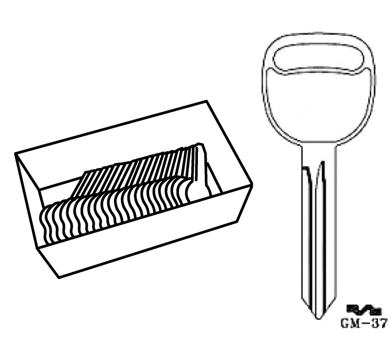 Aero Lock GM Z Keyway B106 Door Tryout Set (TO-105) Automotive Tools Aero Lock