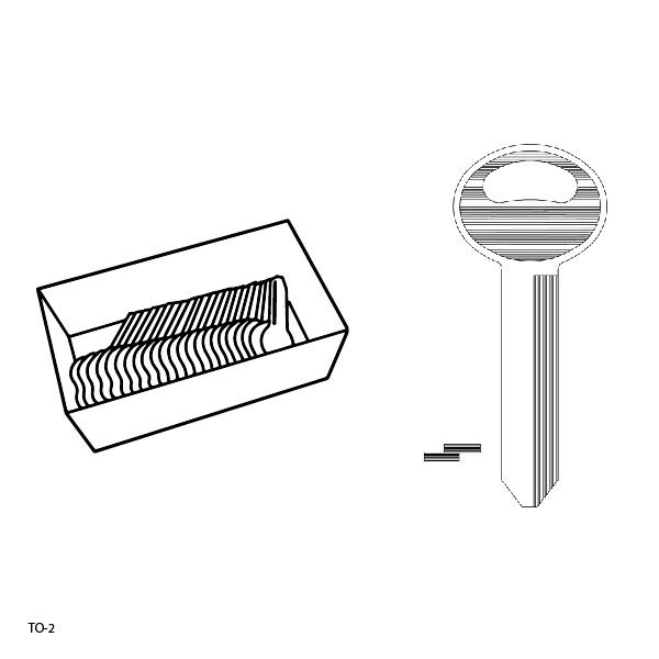 Ford 5 Cut (H50) DOOR Tryout keys Try-Out Keys Aero Lock